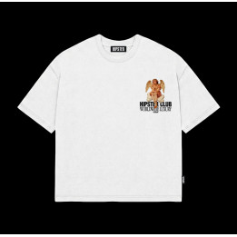 T-Shirt Boxy fit "Angel" - White | Hipster