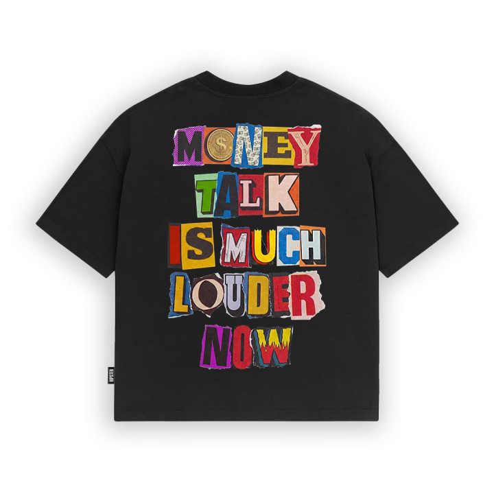 T-Shirt Uomo Boxy fit "Money Talk" | Hipster