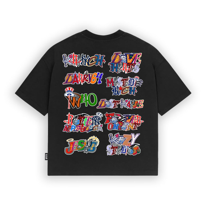 T-Shirt Uomo Boxy fit "All-Star Collage" | Hipster