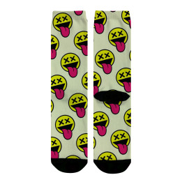 Crew Socks "Crazy Emoji" - Printed | Hipster