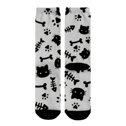 Crew Socks "Cat Lover" - Printed | Hipster