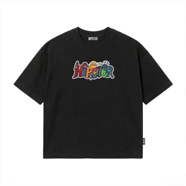 T-Shirt Uomo Boxy fit "All-Star Collage" | Hipster