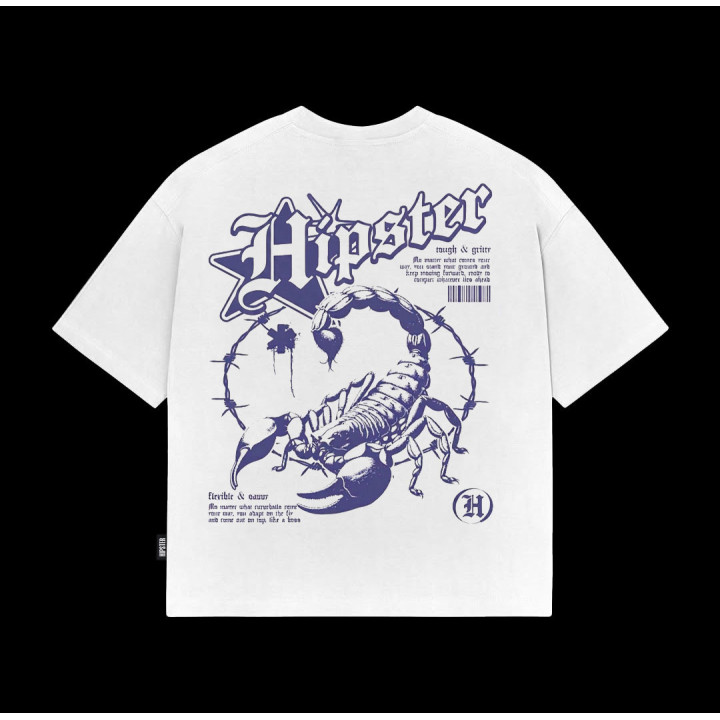 T-Shirt Uomo Boxy fit "Hipster Studio" | Hipster