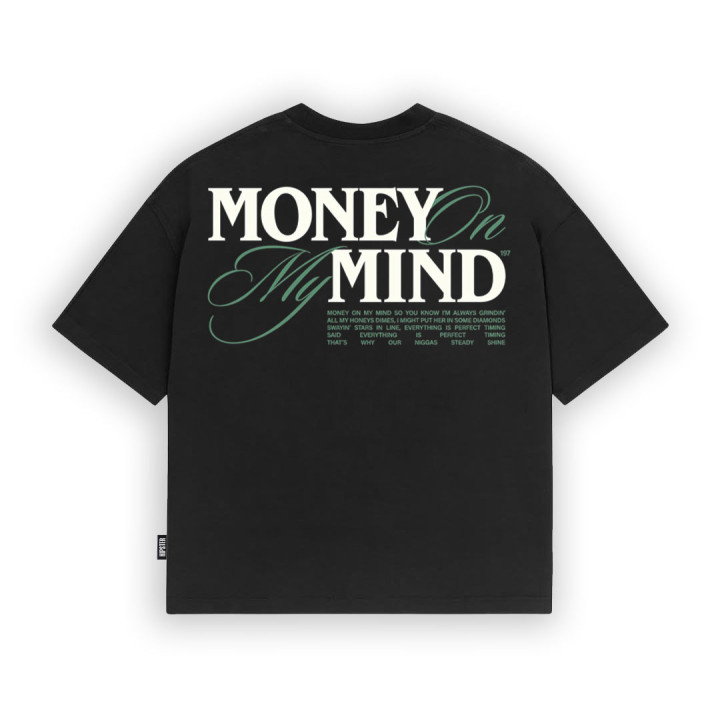 T-Shirt Uomo Boxy fit "Money on My Mind" | Hipster