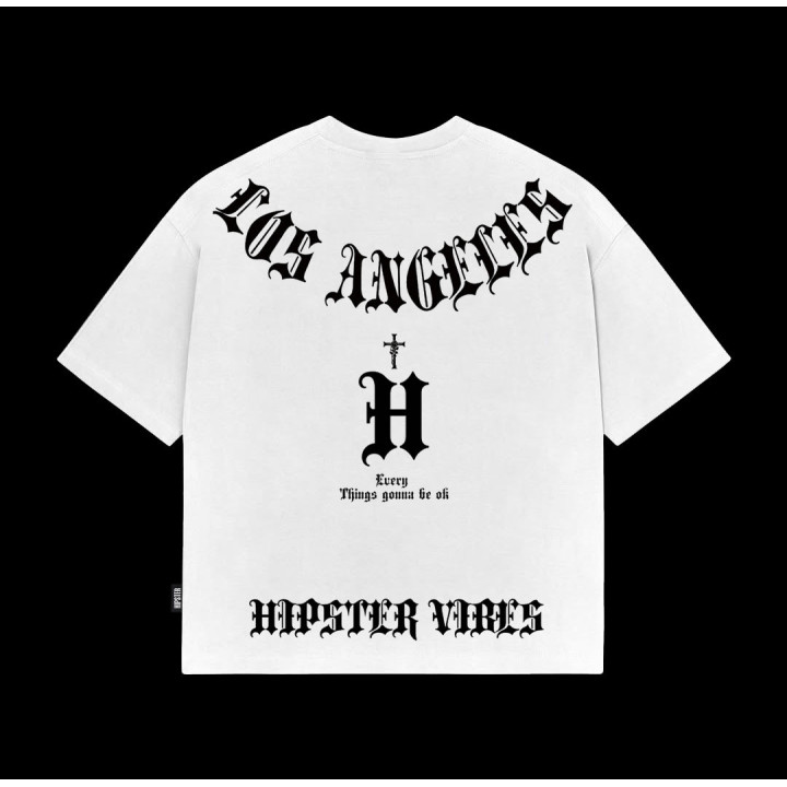 T-Shirt Uomo Boxy fit "Los Angeles" | Hipster