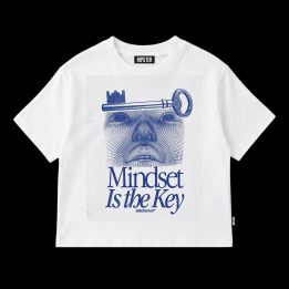 T-Shirt Donna Oversize "Mindset Is the Key" | Hipster