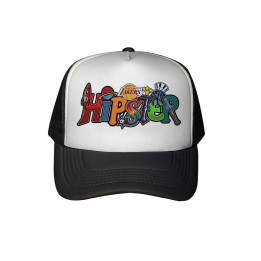 Trucker Hat "All-Star Collage" - Black\White | Hipster