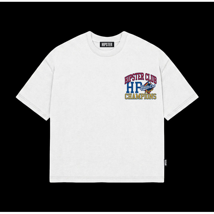 T-Shirt Uomo Boxy fit "Hipster Club Champions" | Hipster