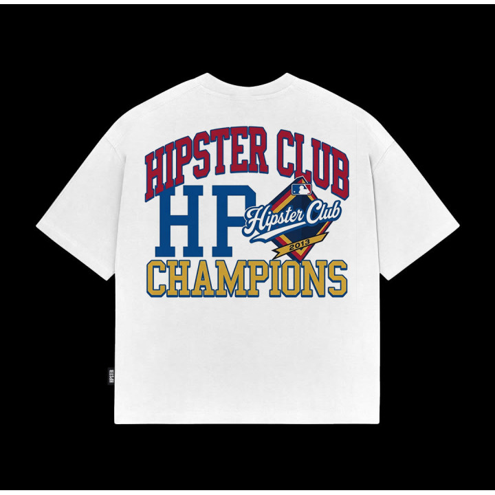 T-Shirt Uomo Boxy fit "Hipster Club Champions" | Hipster