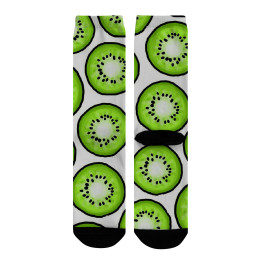 Crew Socks "Fresh Kiwi" - Printed | Hipster