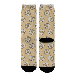 Crew Socks "Happy Daisy" - Printed | Hipster