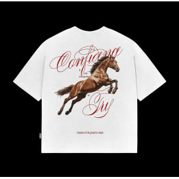 T-Shirt Uomo Boxy fit "Confidence" | Hipster