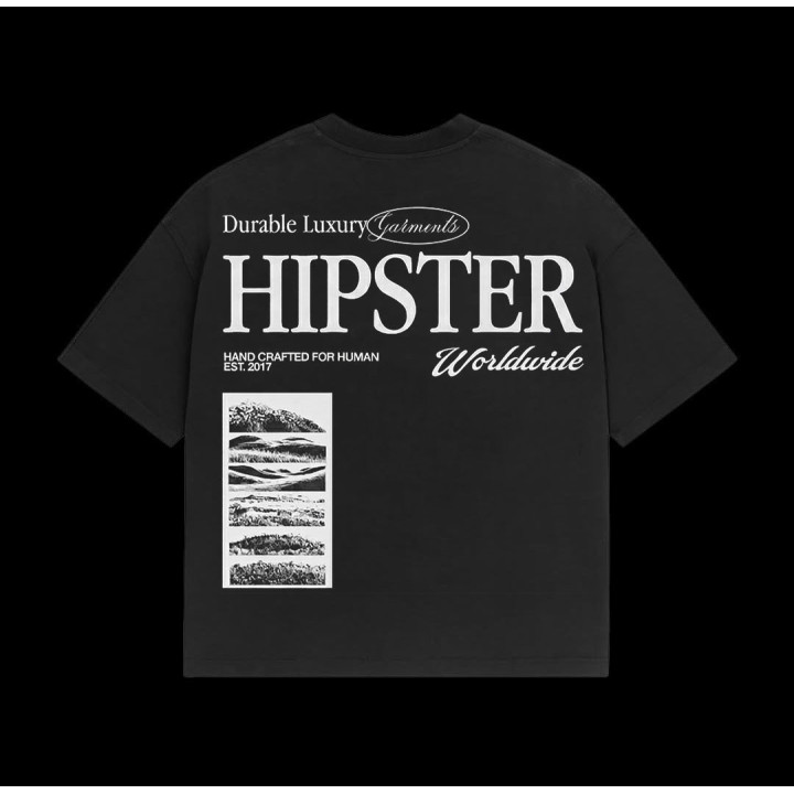 T-Shirt Uomo Boxy fit "Durable Luxury" | Hipster
