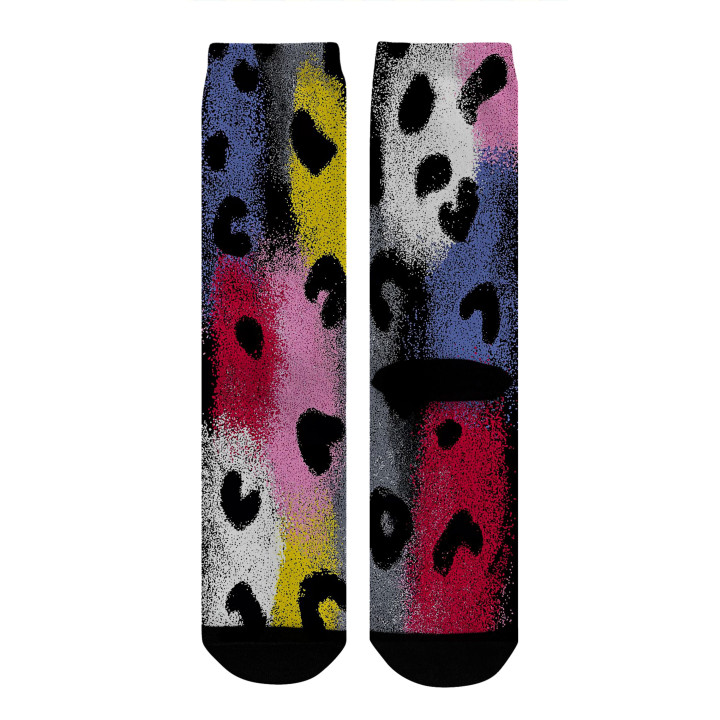 Crew Socks "Artistic Leopard" | Hipster