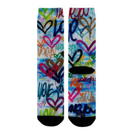 Crew Socks "I love Graffiti | Hipster