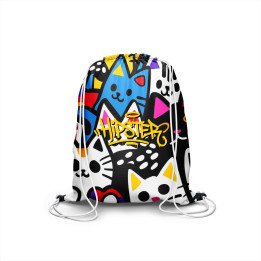 Gym Sac "Cat Doodle Pop" | Hipster