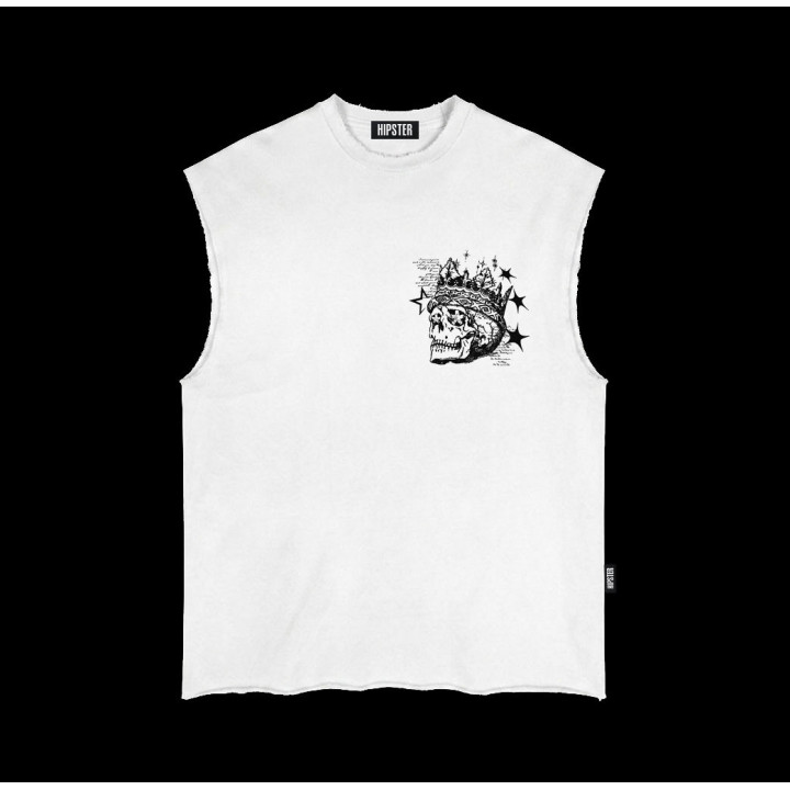 Tank Top Uomo Raw "A King Has No Friends" | Hipster