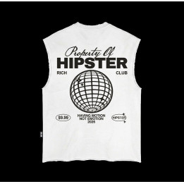 Tank Top Uomo Raw "Property of Hipster Rich Club" | Hipster