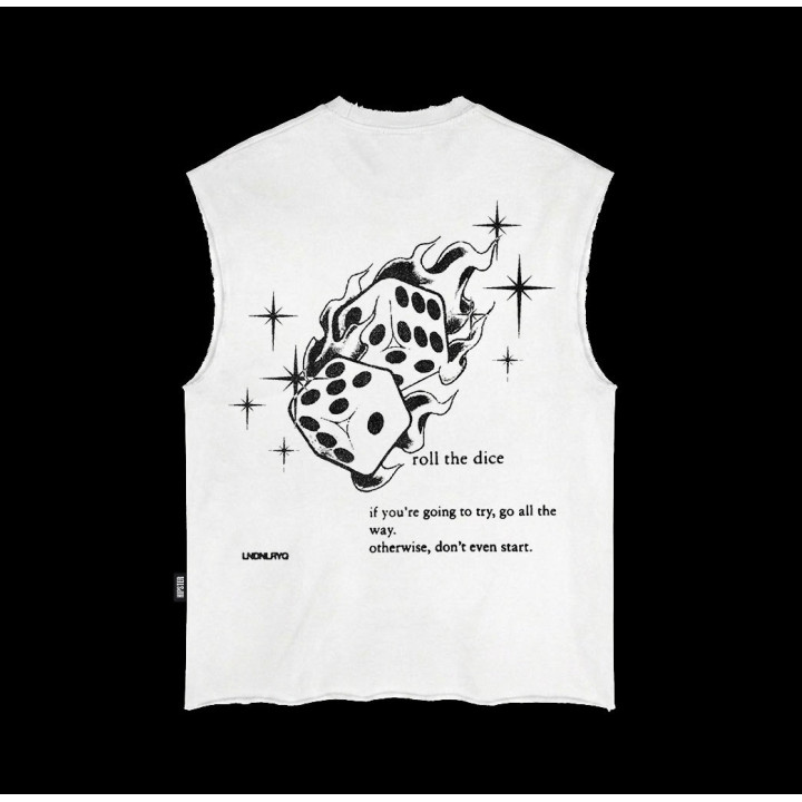 Tank Top Uomo Raw "Roll the Dice" | Hipster