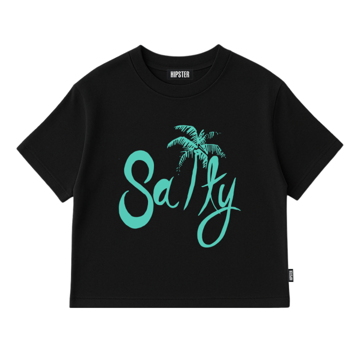 T-Shirt Oversize "Salty" - Black | Hipster